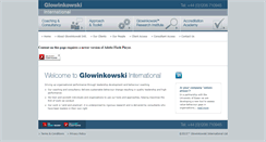 Desktop Screenshot of glowinkowski.com