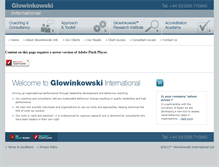 Tablet Screenshot of glowinkowski.com